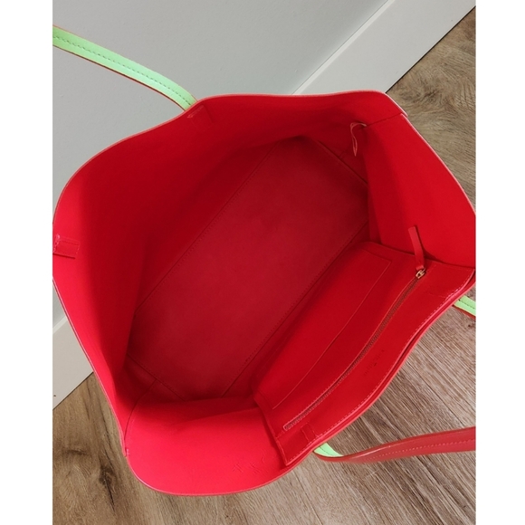 Kate Spade Splash Out Watermelon Print Red, Pink & Green Tote Bag - Picture 8 of 14